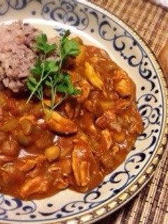 ささみとお豆のヘルシートマトカレー-レシピのメイン写真