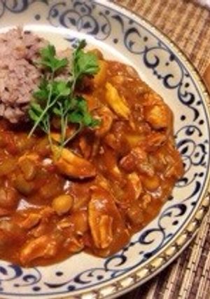 ささみとお豆のヘルシートマトカレー-レシピのメイン写真