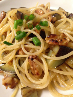 茄子とクルミのパスタ-レシピのメイン写真