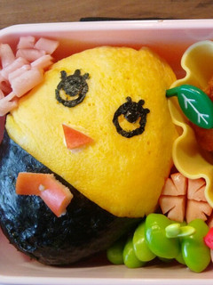 ふなっしーキャラ弁(‥ºั▽ºั‥ )-レシピのメイン写真