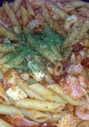 シーフードペンネ-レシピのメイン写真