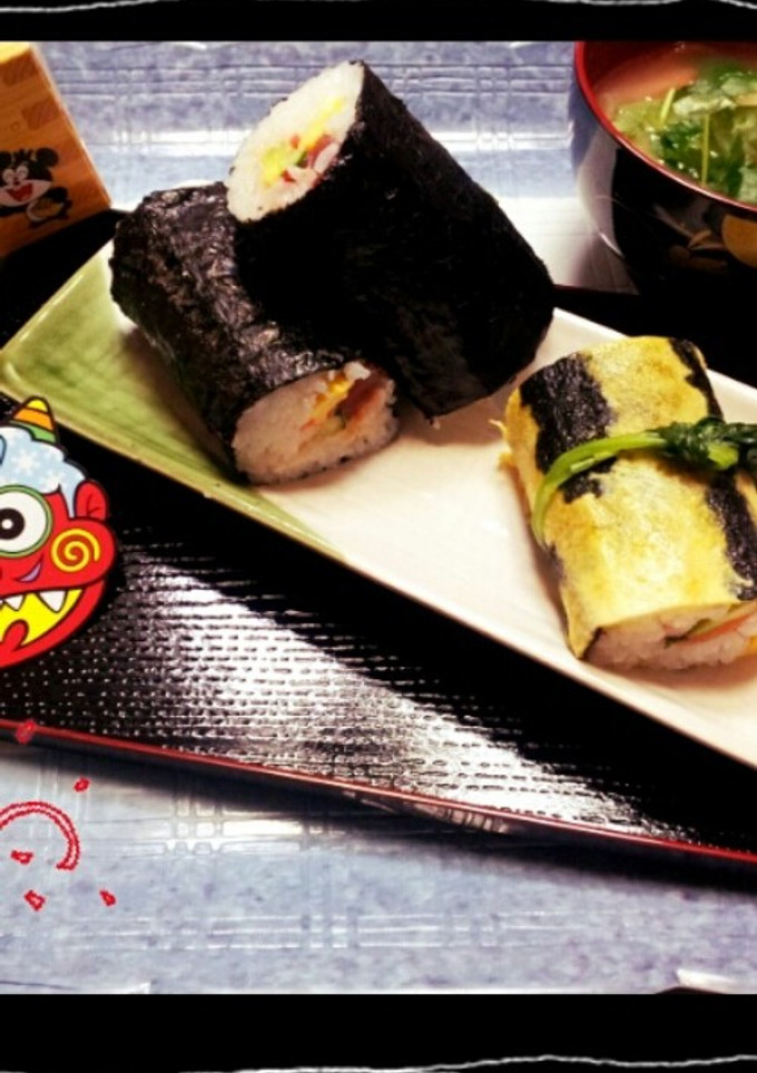 のり巻き(恵方巻き&トラ巻き)-レシピのメイン写真