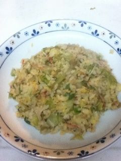 蟹とレタスチャーハン-レシピのメイン写真