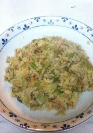 蟹とレタスチャーハン-レシピのメイン写真