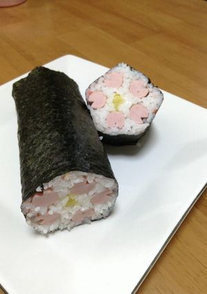 桜咲け！五角で合格祈願恵方巻き-レシピのメイン写真
