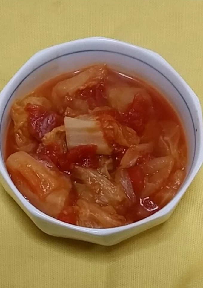 ☆簡単☆白菜のトマト煮込み-レシピのメイン写真