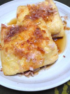 長いもの油揚げ巾着♪梅風味-レシピのメイン写真