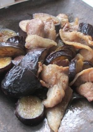 ナスと牛肉の炒めもの-レシピのメイン写真
