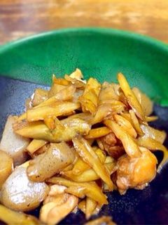 鶏ごぼうこんにゃく炒り煮。-レシピのメイン写真