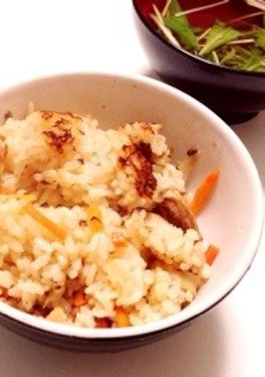 ぶり大根の余りで☆簡単ぶりの炊き込みご飯-レシピのメイン写真