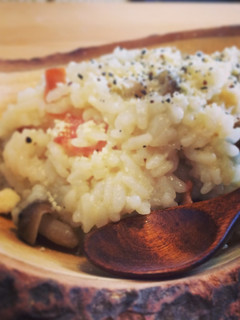 しめじとベーコンのチーズリゾット-レシピのメイン写真