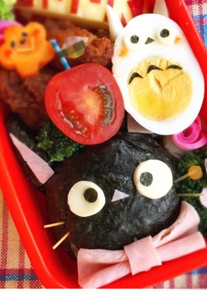 魔女の宅急便♪黒猫ジジ★キャラ弁-レシピのメイン写真