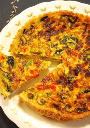 ベーコンと彩り野菜のキッシュ-レシピのメイン写真