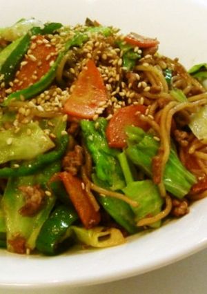 野菜たっぷり♡味噌ソース焼きそば-レシピのメイン写真