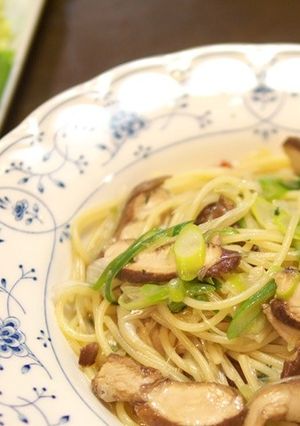 味付けササミとネギのパスタ-レシピのメイン写真