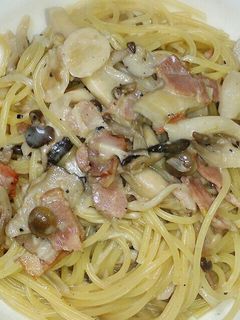 きのこのクリームパスタ-レシピのメイン写真