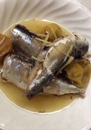 圧力鍋で簡単さっぱり♥︎鰯の梅酒煮♥︎-レシピのメイン写真