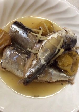 圧力鍋で簡単さっぱり♥︎鰯の梅酒煮♥︎-レシピのメイン写真