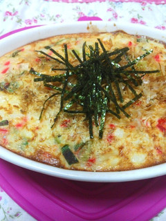 ビニールで簡単長芋豆腐 とろろステーキ-レシピのメイン写真