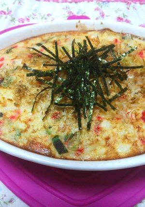 ビニールで簡単長芋豆腐 とろろステーキ-レシピのメイン写真