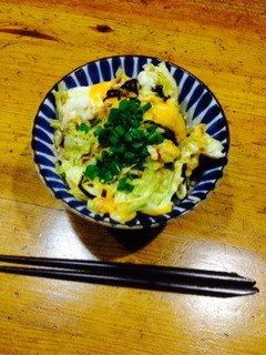 キャベツナチー玉丼★朝ごはん-レシピのメイン写真