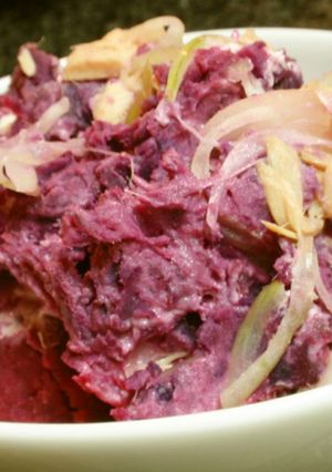 紫のポテトサラダ-レシピのメイン写真