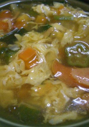 とろーりカレー風味★卵スープ-レシピのメイン写真