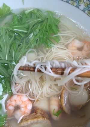 簡単・海鮮入麺（にゅうめん）-レシピのメイン写真