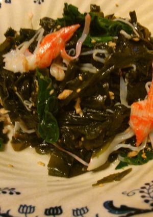 ワカメの酢の物♪普通でしょ？(^^)-レシピのメイン写真