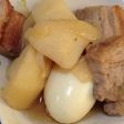 大胆な豚バラの肉じゃが