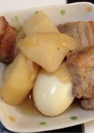 大胆な豚バラの肉じゃが-レシピのメイン写真