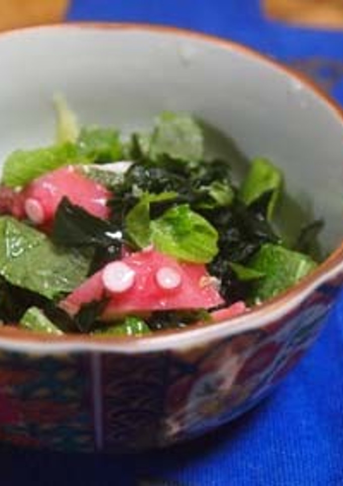 箸休め：タコときゅうりとワカメの酢の物-レシピのメイン写真