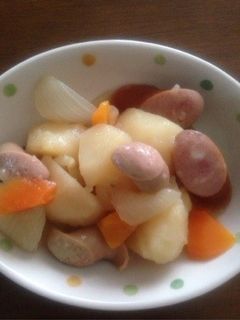 ウィンナーとポテトの洋風煮-レシピのメイン写真