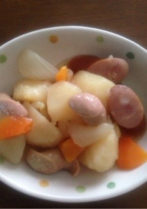 ウィンナーとポテトの洋風煮-レシピのメイン写真