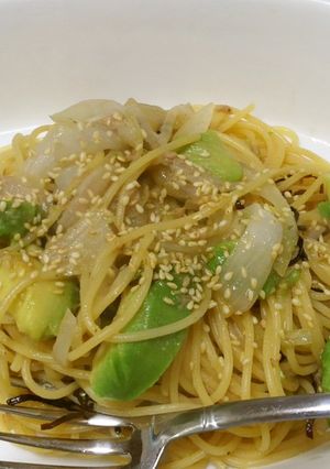 アボカドとツナの和風パスタ-レシピのメイン写真