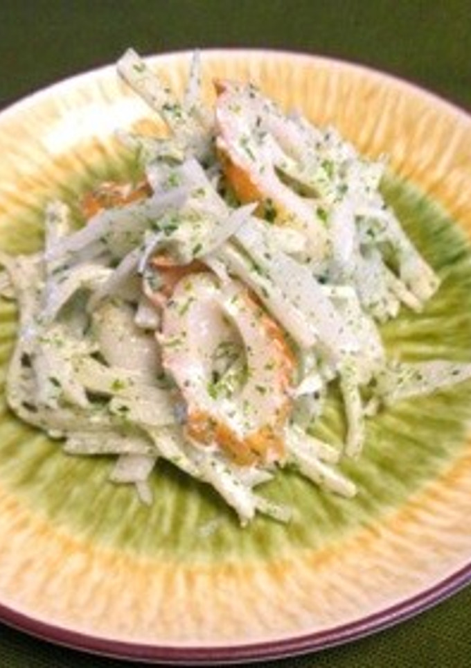 超簡単♪大根とちくわの磯辺サラダ-レシピのメイン写真