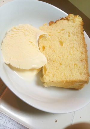 はちみつ＆レモンのシフォンケーキ-レシピのメイン写真