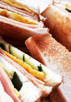 簡単♡朝食ホットサンド-レシピのメイン写真