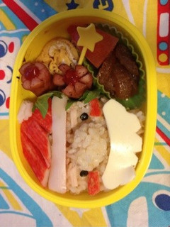 サンタさん♪キャラ弁-レシピのメイン写真