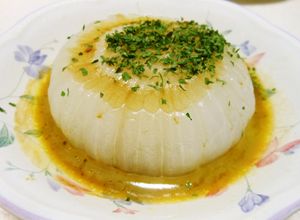 超ラクチン！新玉ねぎの丸ごとレンジ蒸し-レシピのメイン写真