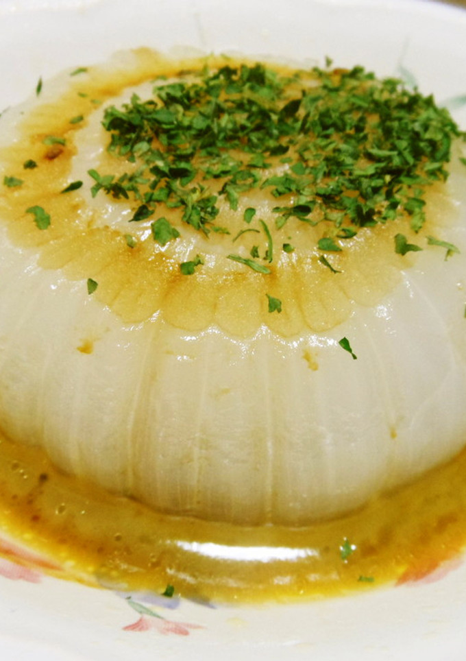 超ラクチン！新玉ねぎの丸ごとレンジ蒸し-レシピのメイン写真