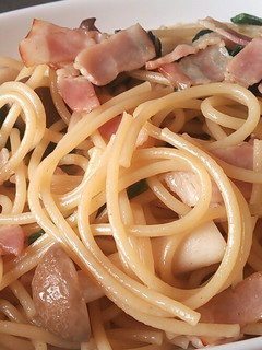 ほうれん草としめじとベーコンの和風パスタ-レシピのメイン写真