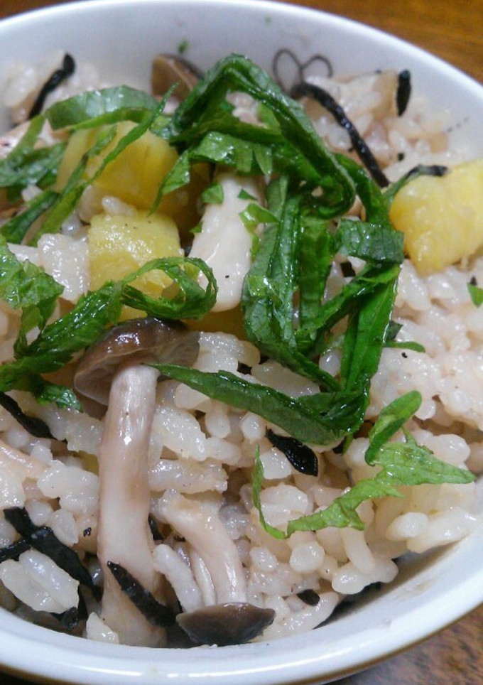 さつまいもとしめじのご飯-レシピのメイン写真