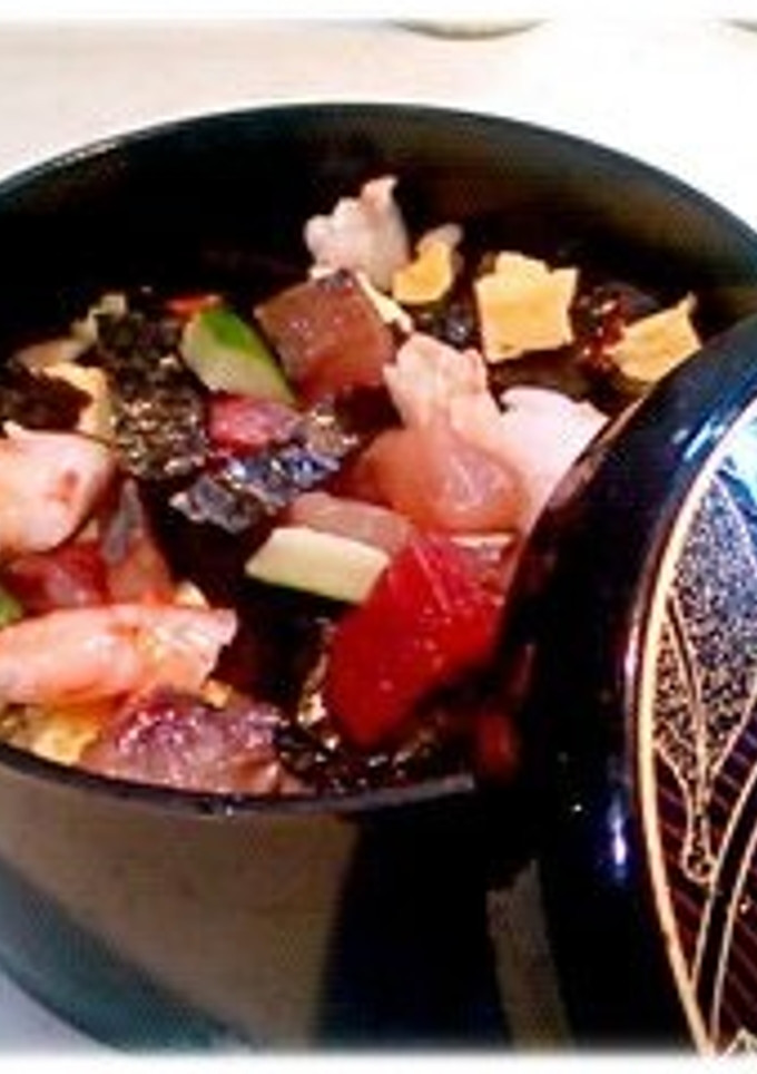 釜めしの素で「簡単ちらし寿司」-レシピのメイン写真