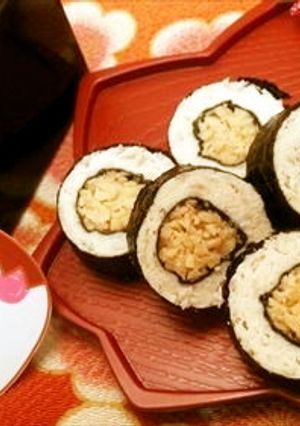 犬用恵方巻　大豆と鶏ミンチで簡単♪-レシピのメイン写真
