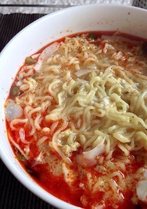 インスタントラーメンde本格酸辣湯麺-レシピのメイン写真