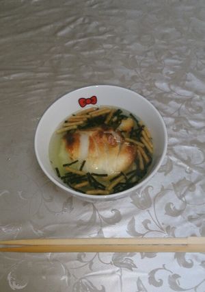 永谷園のお茶漬け海苔で簡単雑煮-レシピのメイン写真