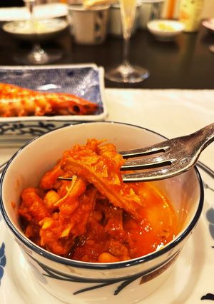 トリッパと白いんげん豆のトマト煮込み-レシピのメイン写真