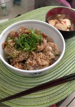 ネギ塩ダレが決め手☆塩豚丼-レシピのメイン写真
