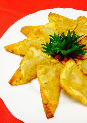 モッツァレラチーズ&トマトの揚げワンタン-レシピのメイン写真